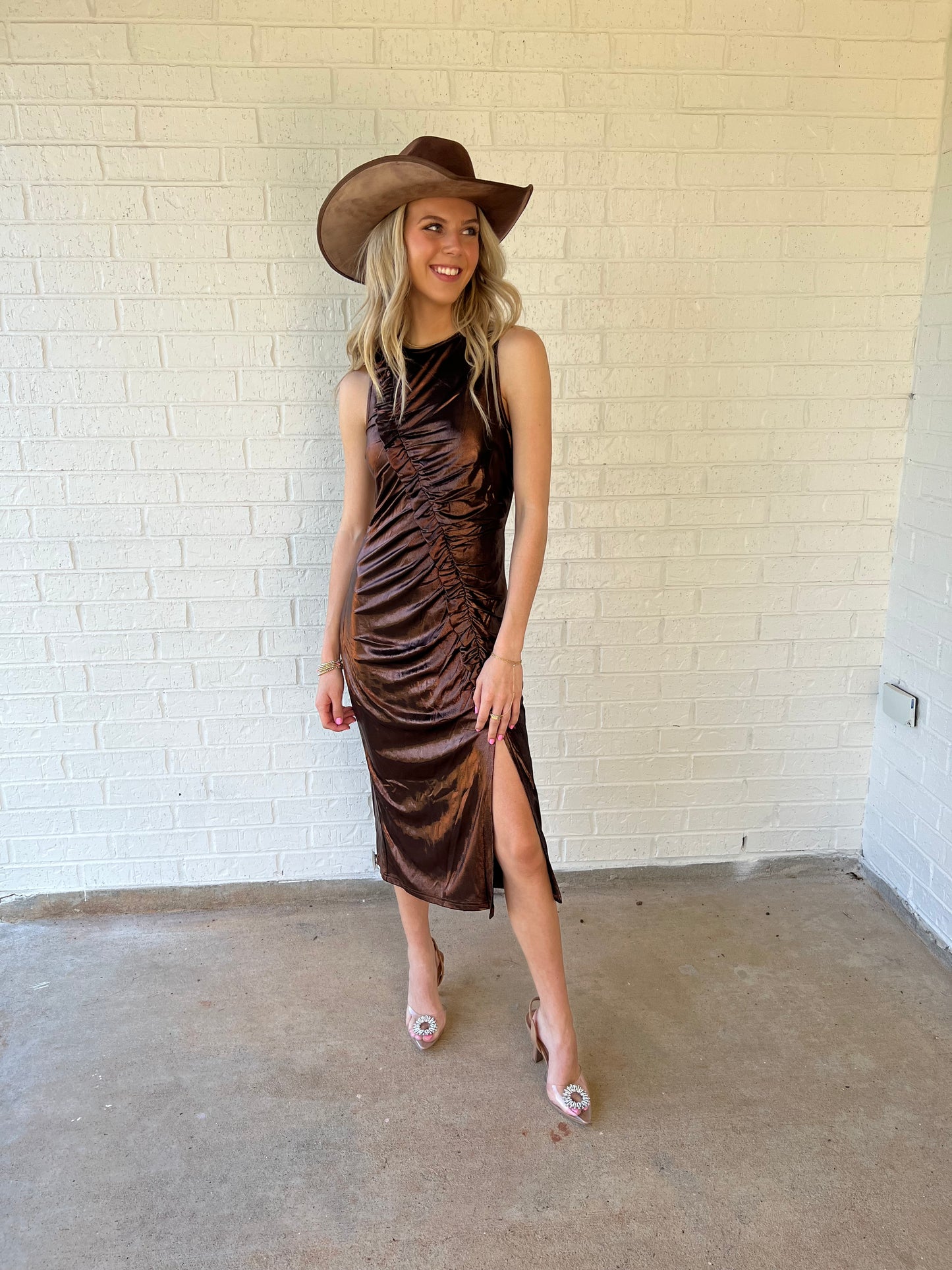 Copper Penny Dress