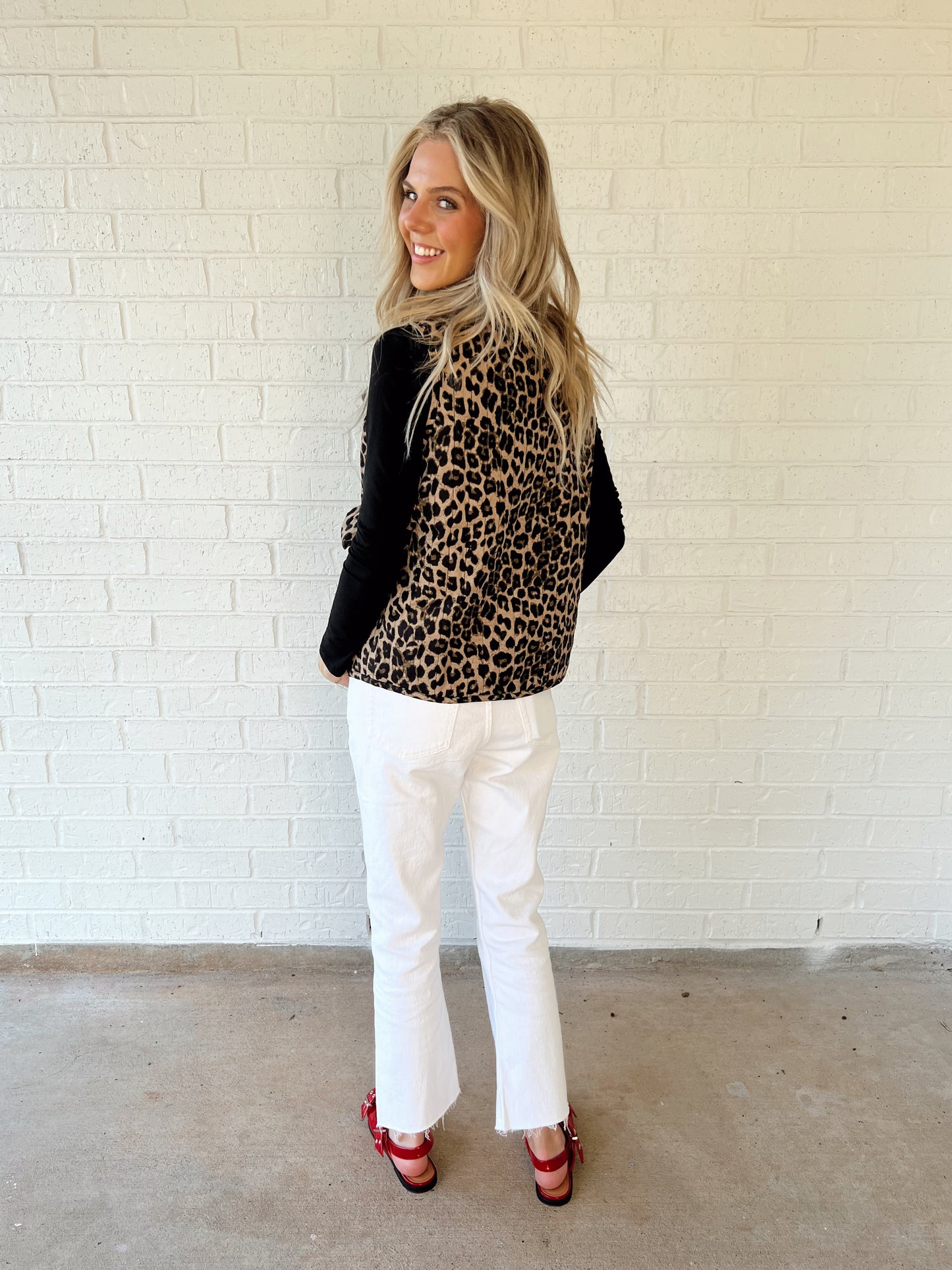 Cheetah Bow Vest