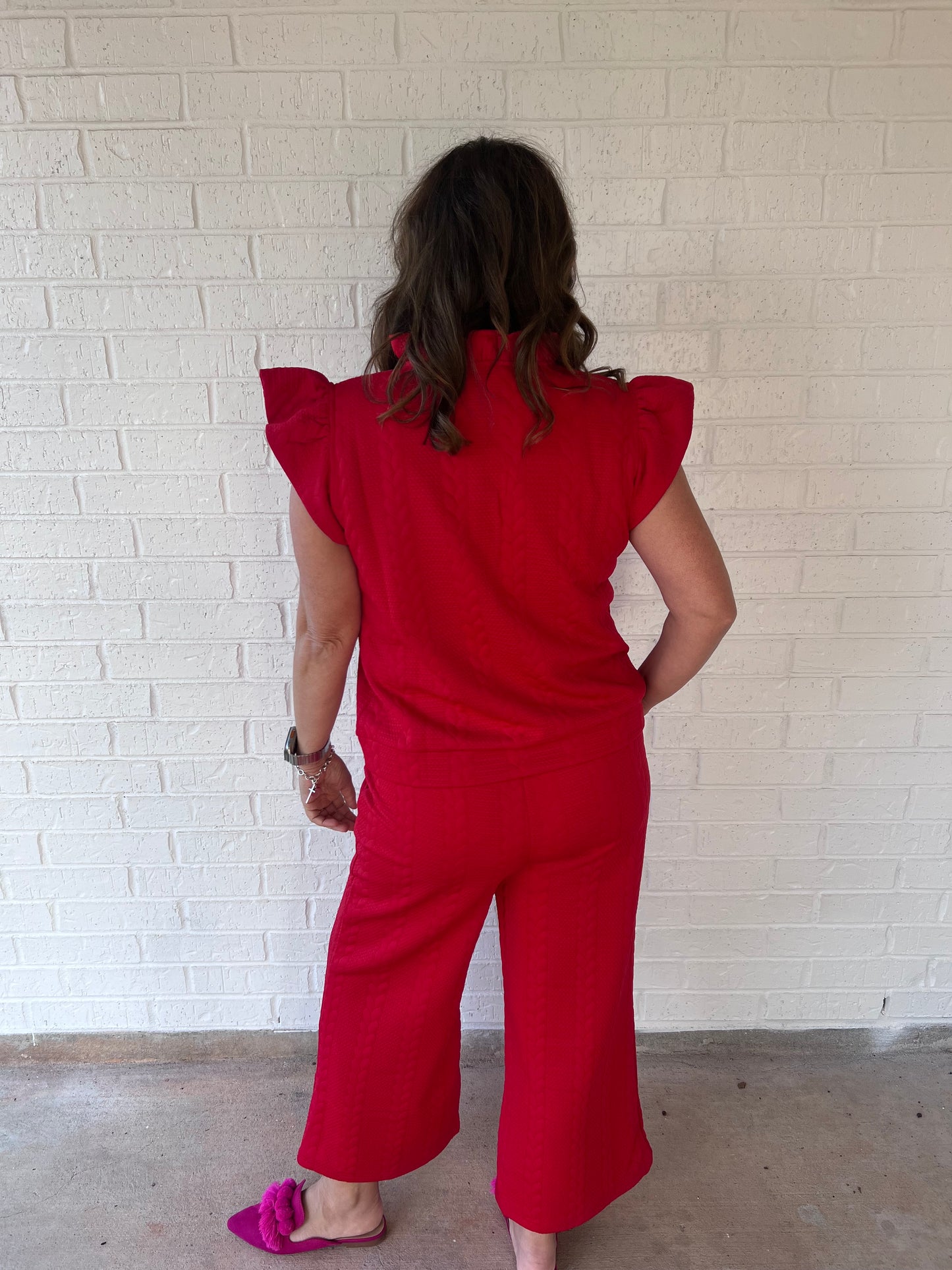 Red lounge set