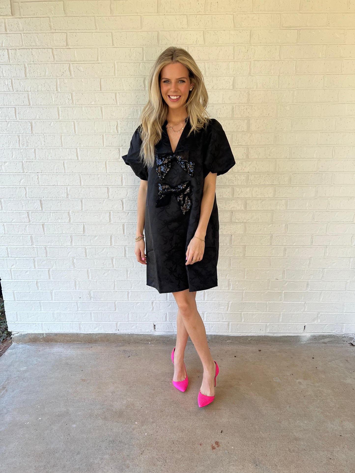 BowTastic Black Dress