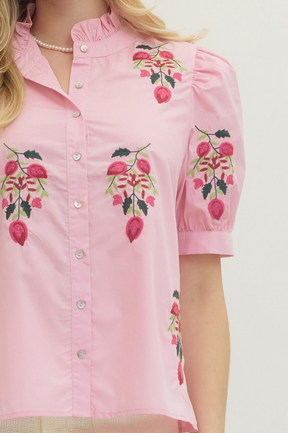 Bubblebum Pink Short Sleeve Top