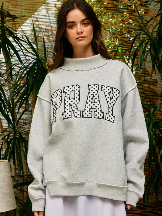 Pray- Polkadot Crewneck