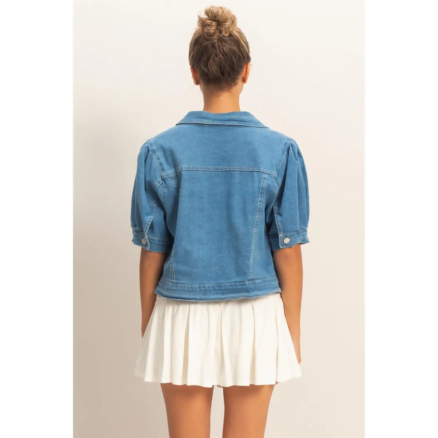 Denim top