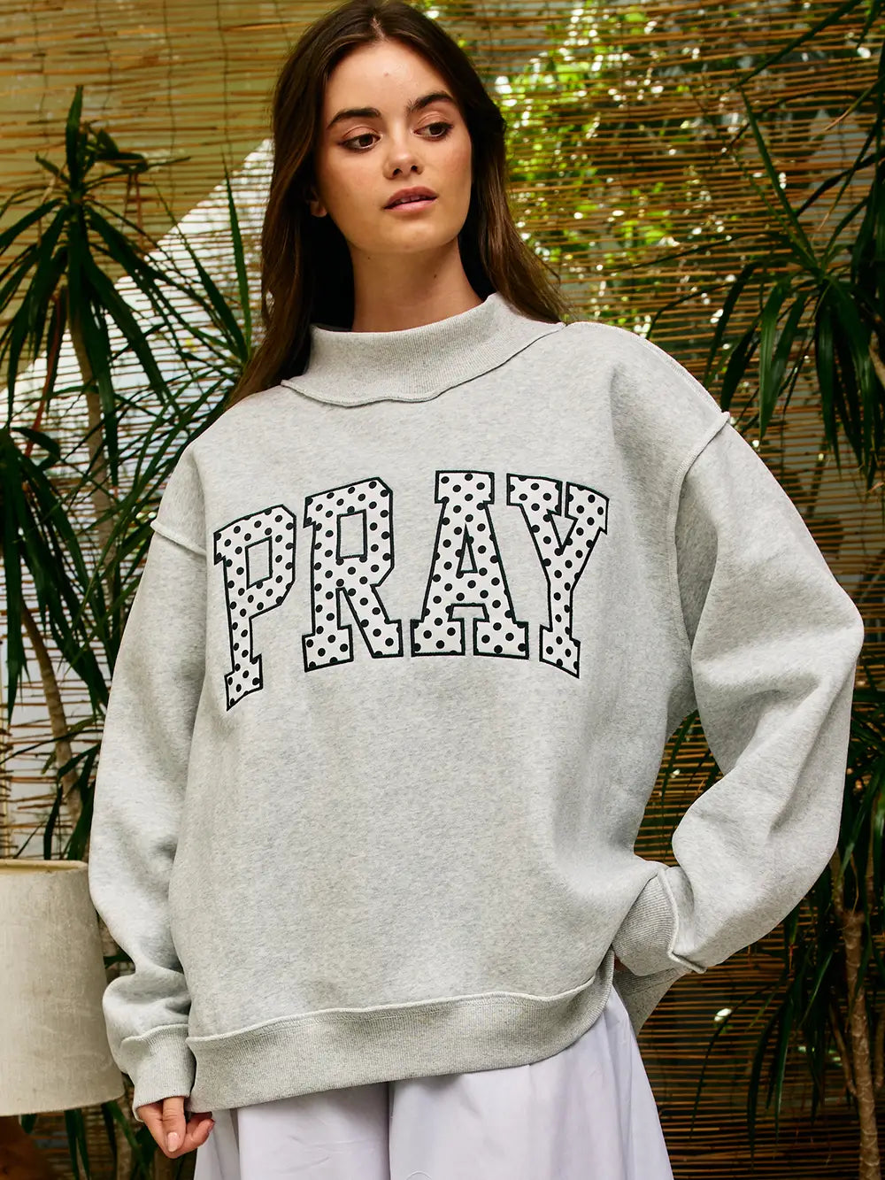 Pray- Polkadot Crewneck