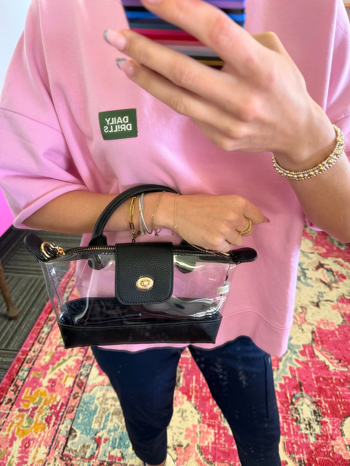Clear gameday purse