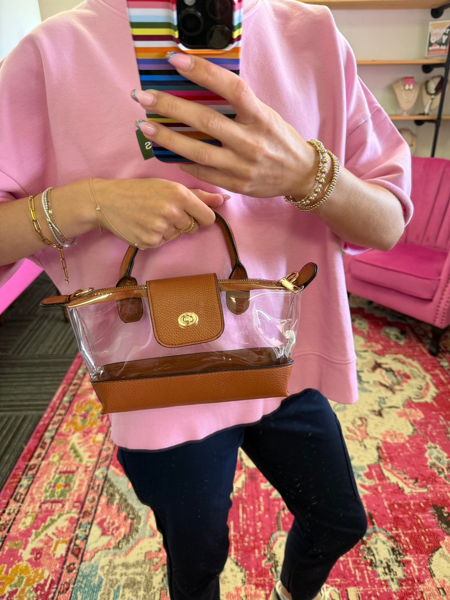 Clear gameday purse