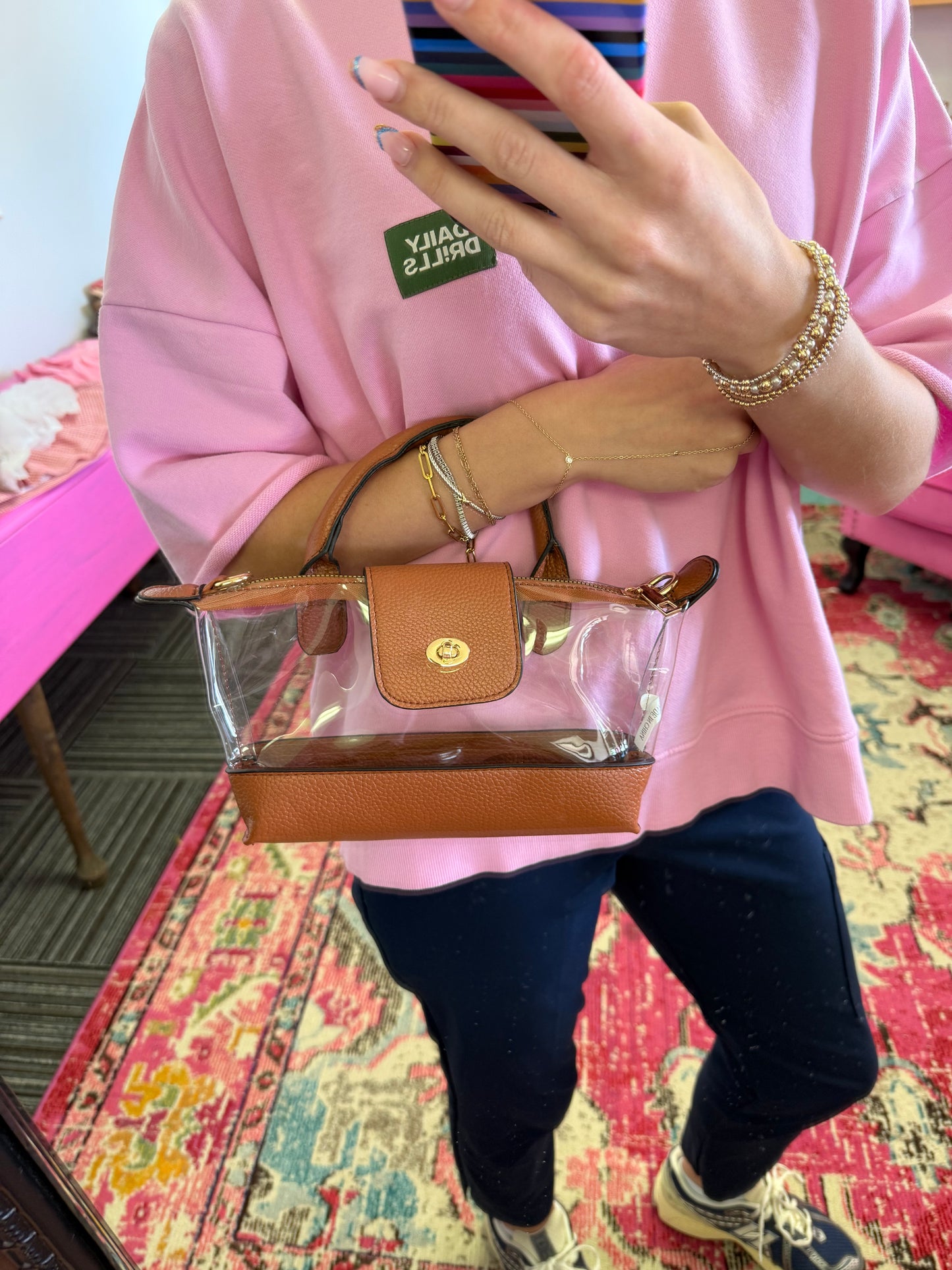 Clear gameday purse
