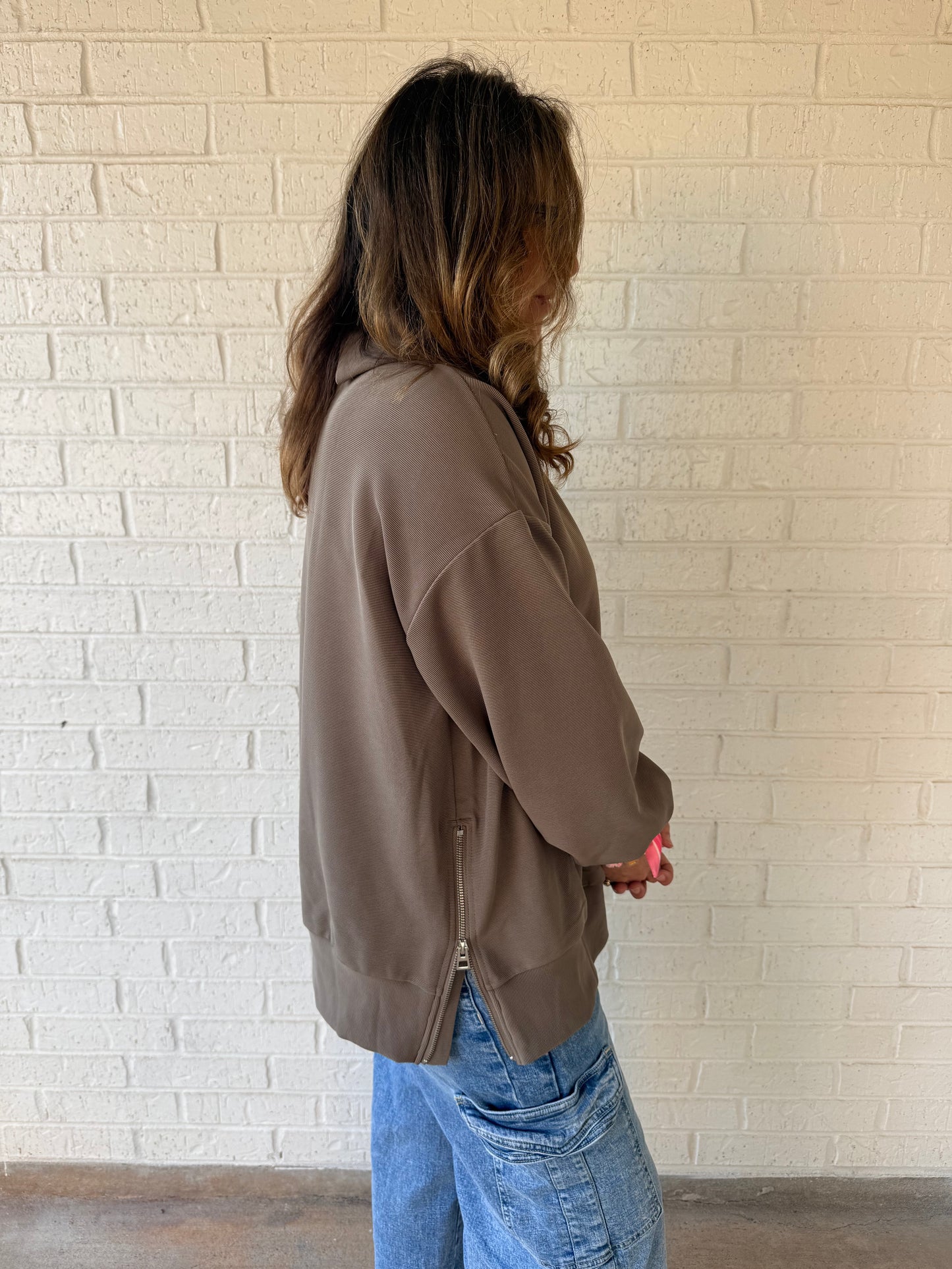 Long Sleeve Toupe Top