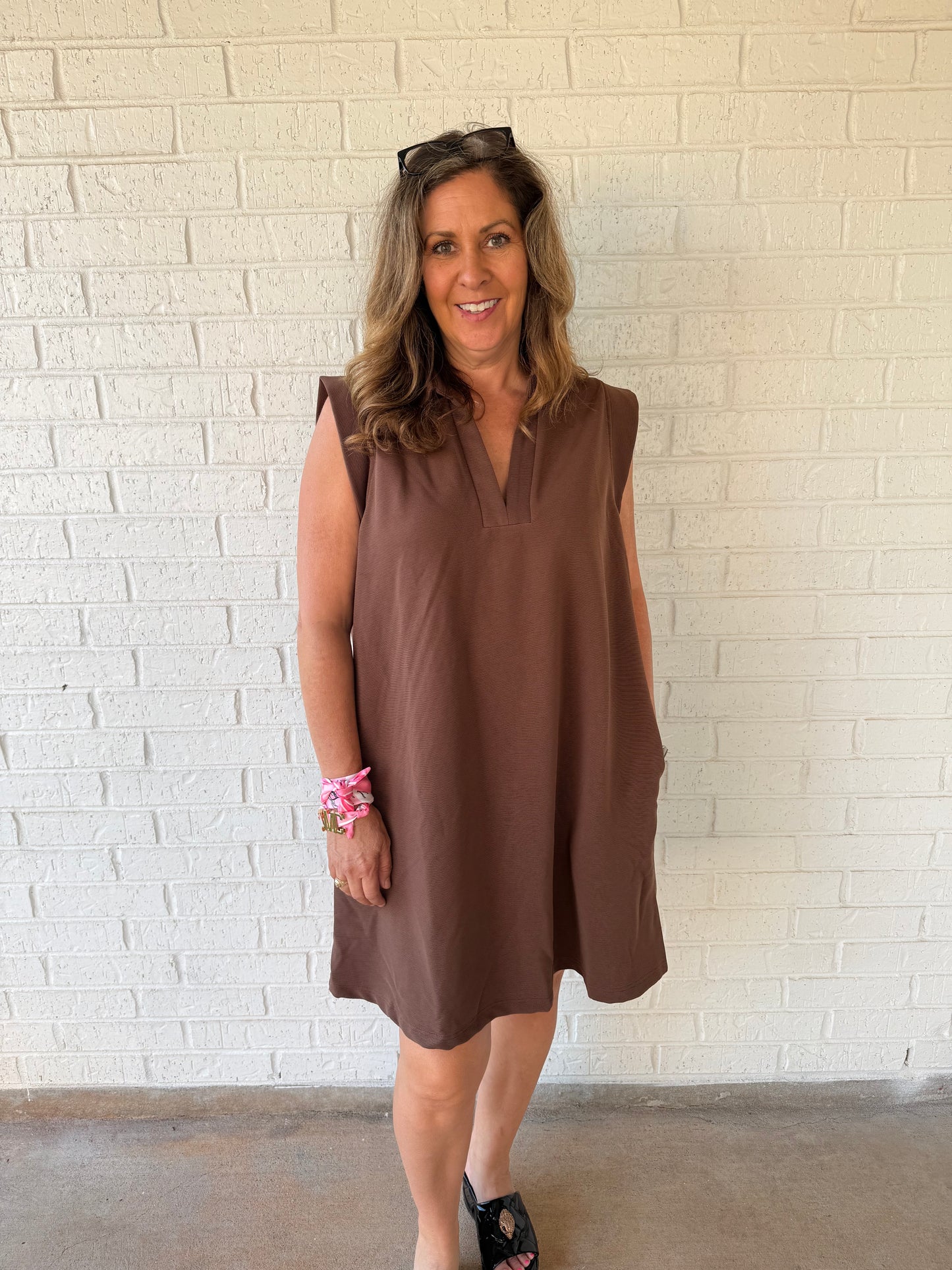Everyday Dress in Brown Plus Size