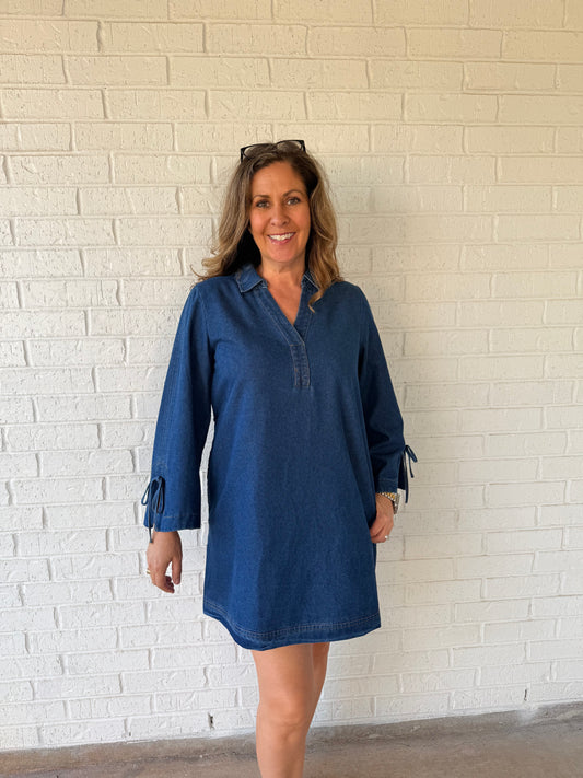 Darling Denim A-Line Dress